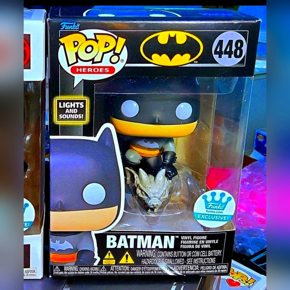 Funko 448 BATMAN Lights & Sound Funko Exclusive With Case